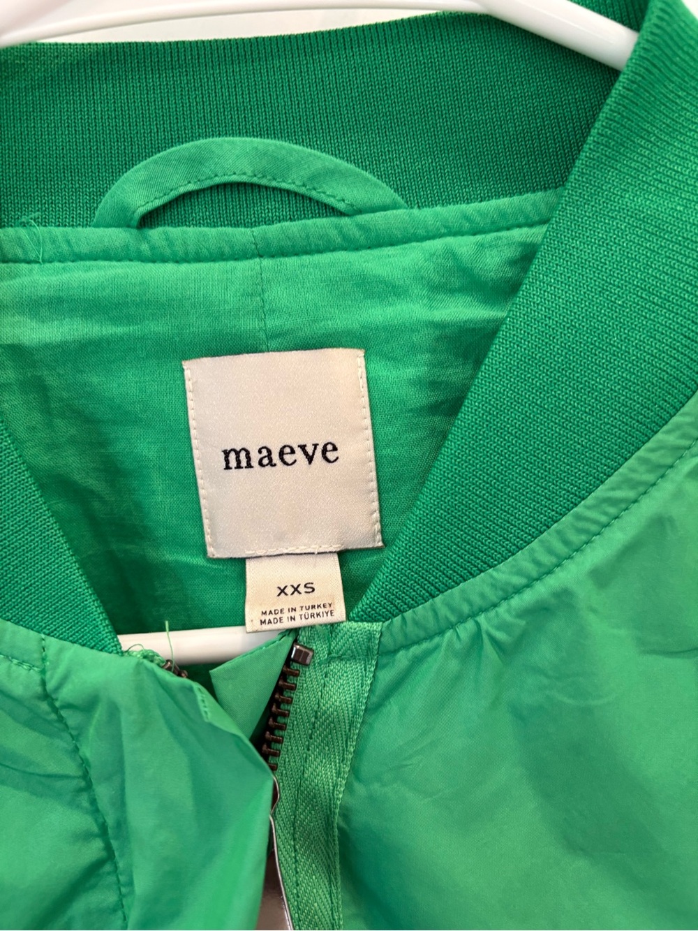 Anthropologie Maeve Ballon Sleeve Bomber - Picture 2 of 6